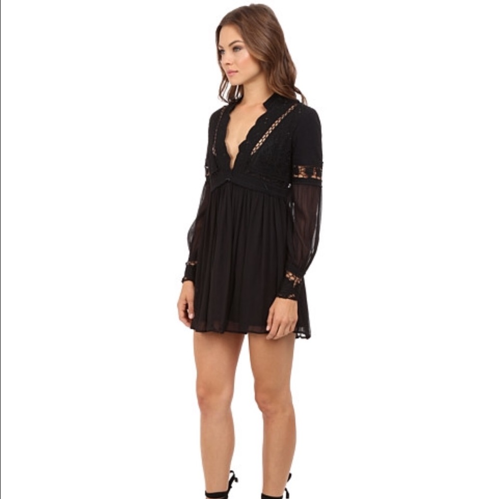 FP 'In Dreamland' Crochet mini dress